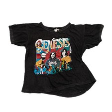Authentic Vintage 1970s Genesis Band Tour Single-Stitch Graphic T-Shirt picture