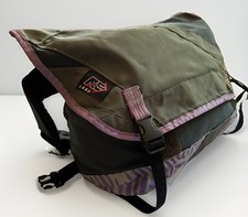 Rare Grail R.E. Load Custom XL Carrier Bag Black Purple Chevron Pattern Leather picture