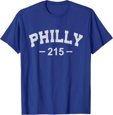 Philly 215 Baseball Retro Vintage Gift Unisex T-Shirt picture