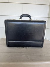 BALLY Leather Briefcase Black Hard Laptop Business Bag Italy Unisex picture