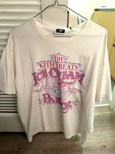 KITH Men's White Kith Treats Parlor Ice Cream Graphic Logo Crew Neck T-Shirt L picture