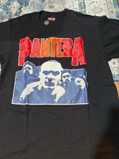 Vintage Parking lot bootleg PANTERA 1993 Tour Double-Sided Graphic Tee picture