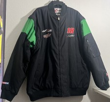 Vintage Bobby Labonte Interstate Batteries NASCAR Jacket Chase Authentics 2XL picture