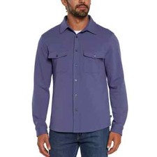 Gap Men's Long Sleeve Knit Button Down Size Large Skipper Blue picture