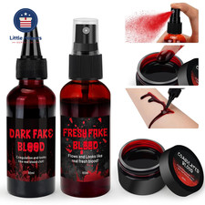 3PCS Halloween Fake Blood Kit Cosplay Makeup & Dress up Accessories picture