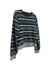 Vintage 60s McGregor Land of the Midnight Sun Sweater Knutun Orlon Gray Blue M picture