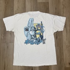 RARE VTG Vintage PLASTIK ANIME 90S SHIRT MEN'S XL DOUBLE SIDED Skate picture