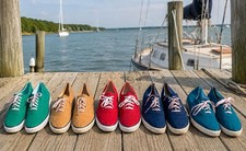 5 Pairs SPERRY TOP-SIDER Vintage 80s Men's Colored Canvas Oxford Deck Shoes 12M picture