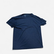 Fresh Clean Tees Crew Neck T-Shirt Mens Large Navy Blue Cotton Blend picture
