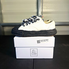 Size 8 - Maison MIHARA YASUHIRO Men's Low White/Black picture
