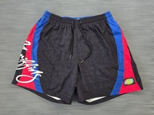 Slunks Men's Large Black Red & Blue 5.5 