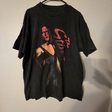 Vintage 90s WCW Sting Crow NWO Wrestling T Shirt Rare Black Graphic Tee WWE picture