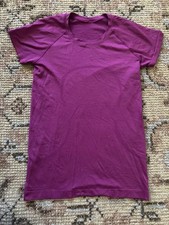 Lululemon Swiftly Tech Short Sleeve Shirt Size 8 Purple picture
