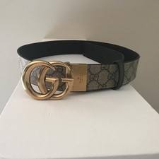 Gucci GG Supreme Reversible Belt Size 95cm Fits 32-34 Waist picture