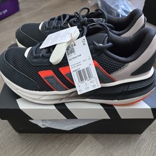Adidas Astrastar Men’s Size 9.5 JQ6077 Black Orange Cloudfoam picture