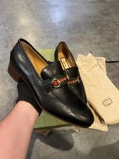 $950 RARE Gucci Horsebit Round Toe Loafers black, EUR 47 US 13.5 UK 13 picture