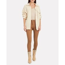 LAGENCE NWT $275 Margot Mid-rise Skinny Ankle in Hazelnut Size 24 picture