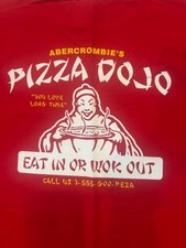 RARE,Banned,Vintage Abercrombie &Fitch Mens tshirt,XXL,red with white lettering picture