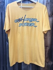 VTG 80s NFL San Diego Chargers Power T Shirt Large single stitch No collar DIY picture
