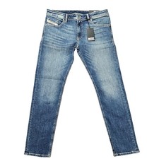 NWT Diesel Thommer-R Slim Jeans Men's 34x32 Slim Tapered Blue Stretch Denim picture