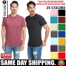Next Level Unisex Sueded Crew Neck Premium Fit T-Shirt Short Sleeve T-Shirt 6410 picture
