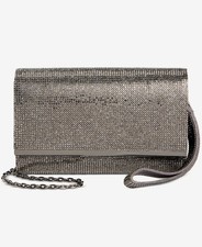 I.n.c. International Concepts Caitlin Satin and Crystal Clutch -NWT picture