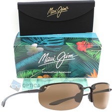 NEW Maui Jim HOOKIPA Polarized Sunglasses HCL Bronze Lens H407-02 / MJ0407S-002 picture