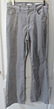 LOFT Outlet Women's High Rise Flare Brushed Flannel Gray Pants -Size 6 picture