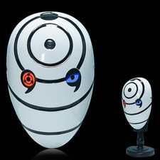 Naruto Akatsuki Tobi Obito Uchiha LED Light Mask Anime Costume Cosplay Prop picture