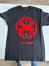 Marvel Spider-Man Men's M Black Cotton Jersey Crew Neck Short Sleeve Tee picture