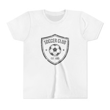 Vintage Soccer Club Youth T-Shirt | Retro Soccer Shirt Est. 1863 | Soccer Gift picture