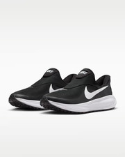 NIB MEN'S NIKE HQ2414 001 REVOLUTION 8 EASYON BLACK/WHITE RUNNING SHOE SNEAKERS picture
