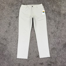 NEW Vuori Meta Pant Classic Fit Mens 33 Winter Grey Casual Active Style V4009 picture