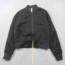 Lululemon Non-Stop Bomber Jacket Black Full Zip Insulated Size 6 Women Small picture