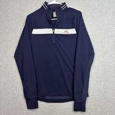 Tracksmith Pullover Mens Small Blue 1/4 Zip Running Long Sleeve Athletic Adult picture