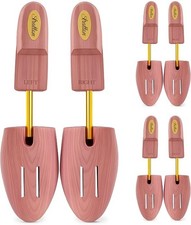 One pair of Stratton Cedar Wood Shoe Trees Shoe Shapers size L or US 10.5-11.5 picture