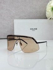 Celine CL40350U Defile Mask Sunglasses Metal Frame Luxury Eyewear Size 145 picture