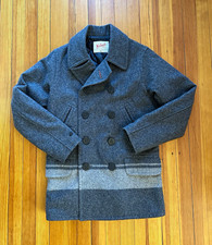 NWOT Woolrich Dockworkers Wool Pea Coat, Men's S, Made in USA, Lined, Rare picture