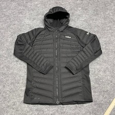 Nike LeBron James Jacket Mens Large Black Aeroloft 800 Hybrid Down Puffer 807974 picture