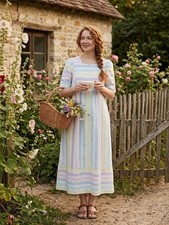 VINTAGE 1970s SAYBURY PASTEL CAFTAN size S picture