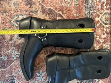 Twisted X Boots Mens Size 10.5 EE Black Leather Harness Biker Western MRS0023 picture
