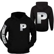 Powerstroke Silver Metal Power Hoodie Front & Back Ford Power Stroke Diesel picture
