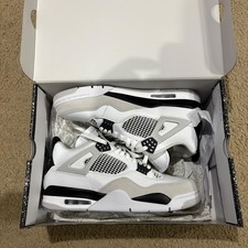 Nike Air Jordan 4 Retro Military Black White Grey Men’s Sneakers DS New Size 11 picture