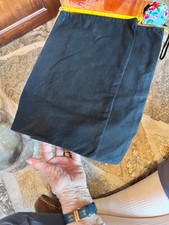 BLACK FLANNEL DRAWSTRING SHOEBAGS LOT OF 2 15
