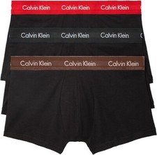 Calvin Klein Men's  3 Pack Cotton Stretch Low-Rise Trunks Multipack Medium picture