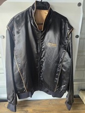 Vintage 80's/90's Las Vegas Riviera M.A.P. Satin Bomber Jacket - Reversible picture