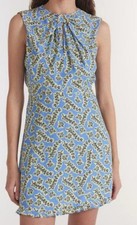 Saloni Marla Short Dress Tulia Blue Size 6 BNWT picture