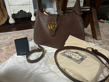 Gucci Medium Aphrodite Brown Leather Shoulder Bag picture