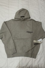 Dark Grey/Oat Cotton Hoodie     Size Small      Brand New picture
