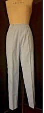 Vtg 1960's CIGARETTE PANTS, Light BLUE DENIM TWILL, NOS, Like New NEVER WORN picture